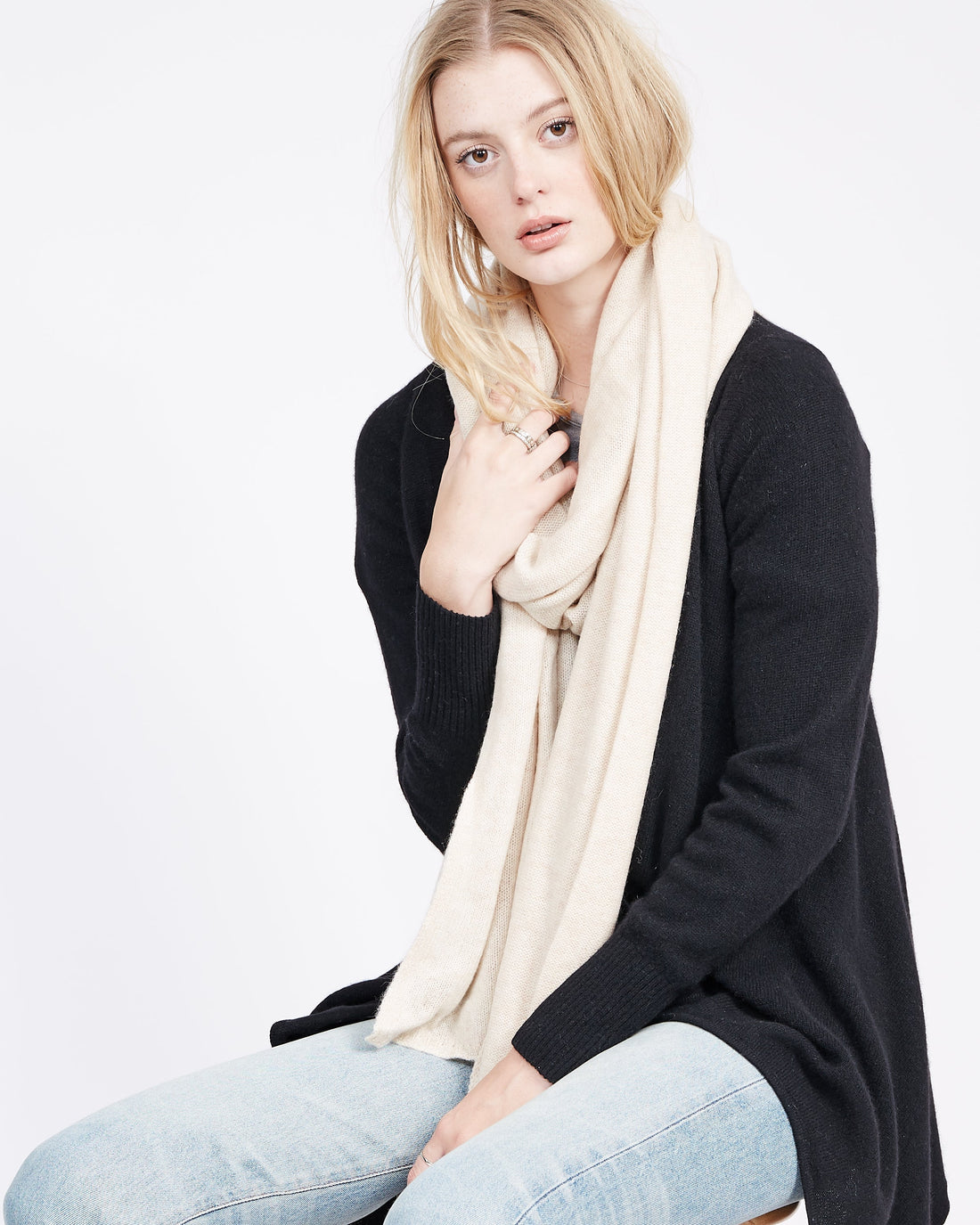 Lora Basic Cashmere Wrap