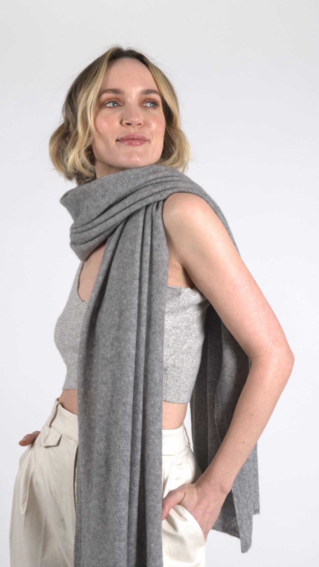 Lora Basic Cashmere Wrap