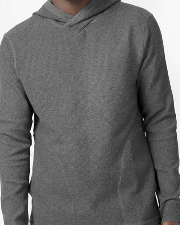 Ottoman Stitch Pullover Hoodie — Grade A Cashmere | Quinn