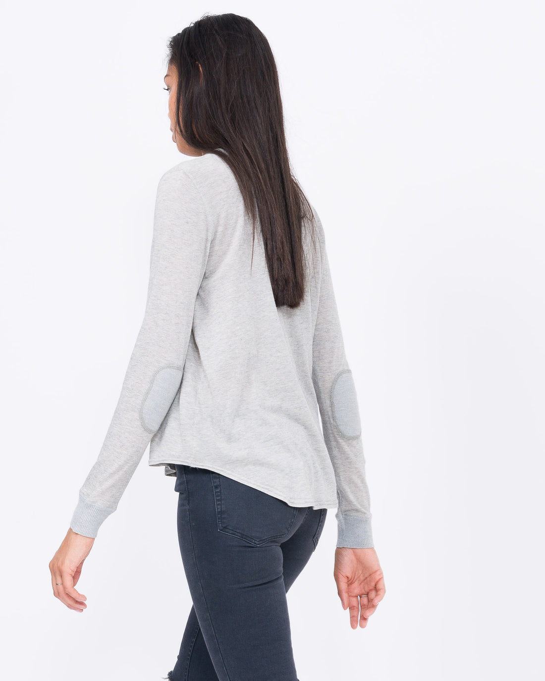 Lucille Knit Jersey with Cashmere Elbow Pads