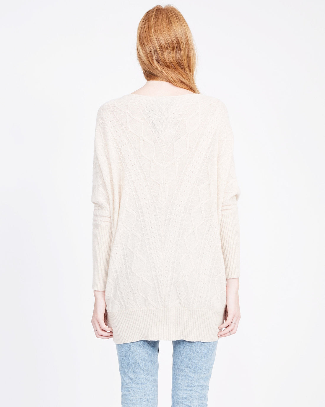 Natural sweater sustainable cashmere