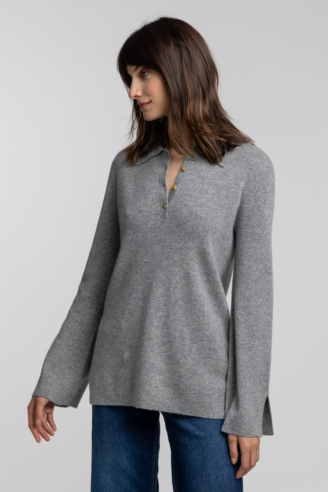 Polo Tunic Sweater