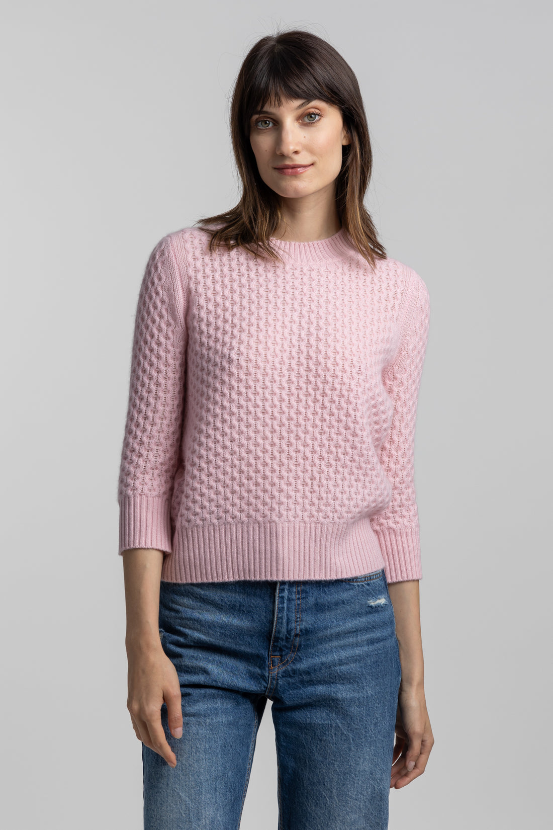 HoneyComb Crewneck Sweater