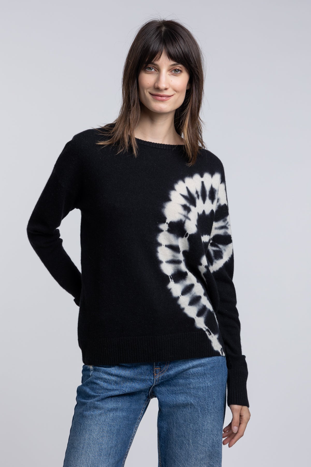 Layla Cashmere Tie Dye Sweatshirt Quinn