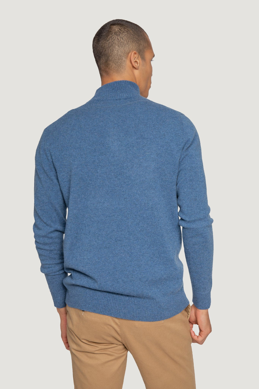 Cashmere  Quarter Zip Sweater