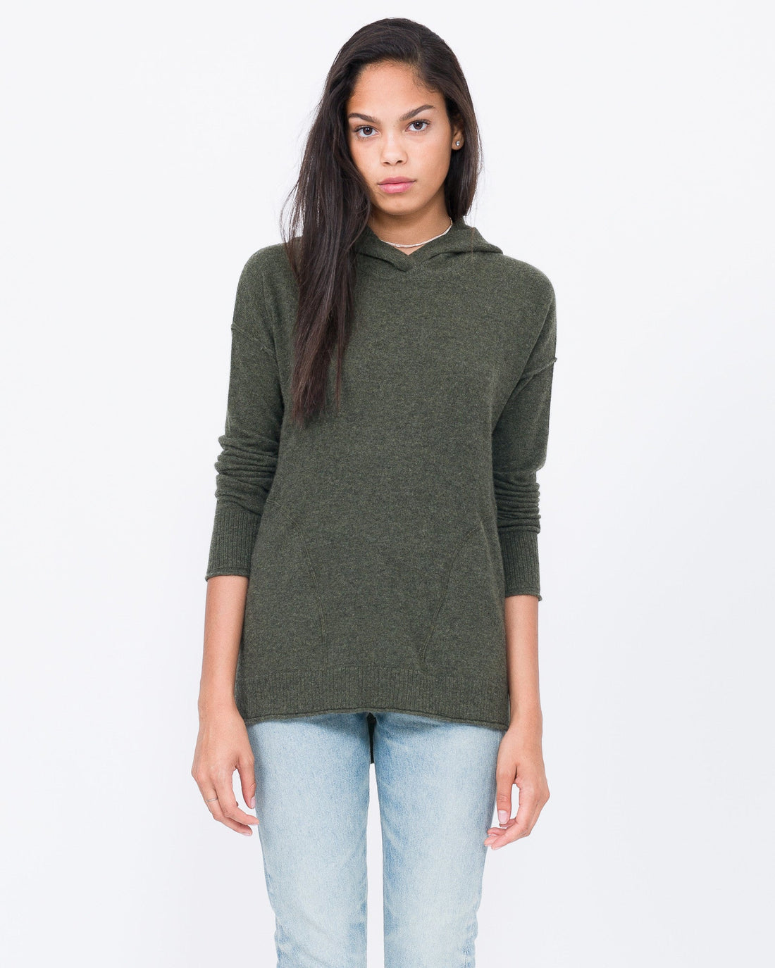 Hooded Pullover with Pockets