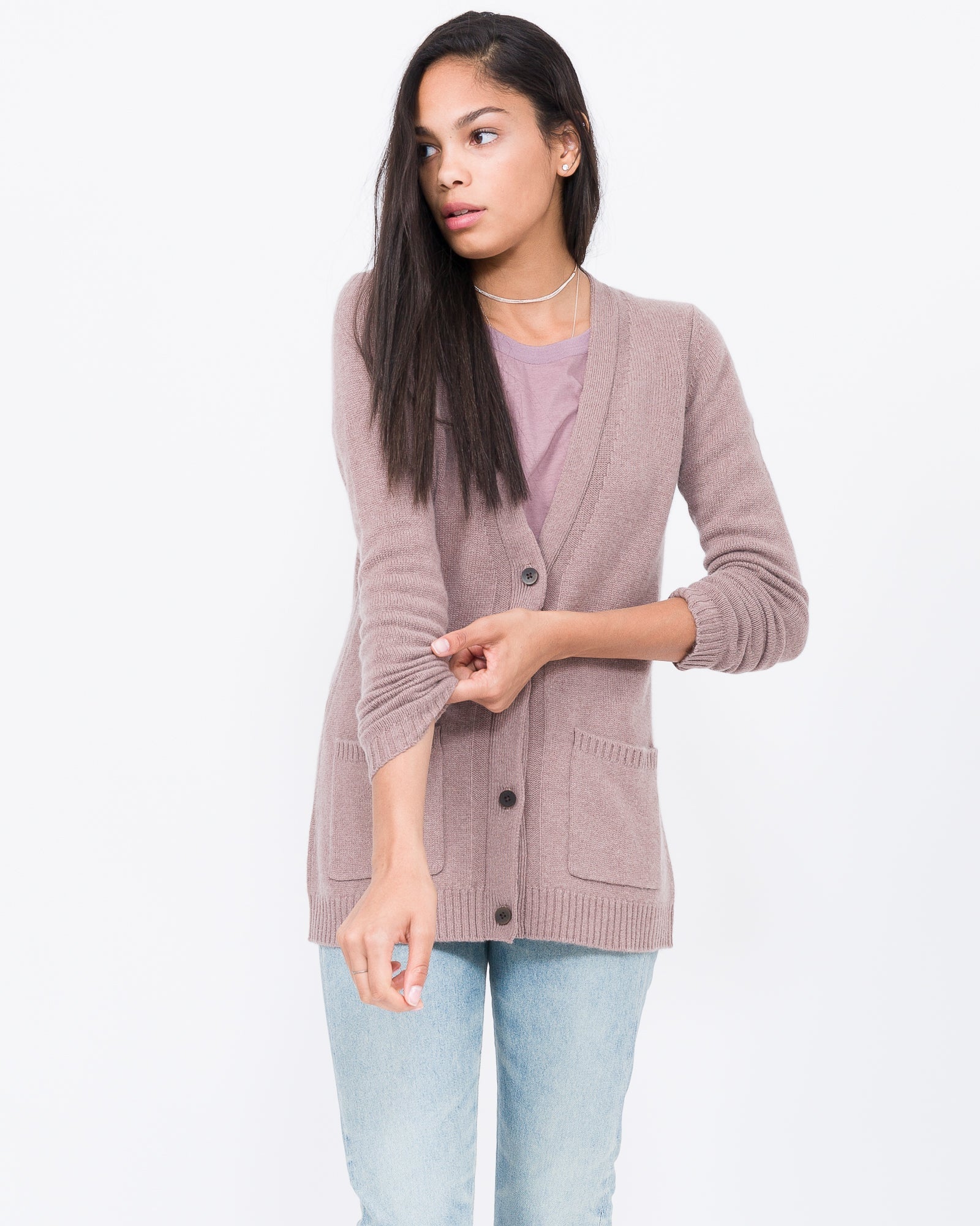 Yuna Cashmere Boyfriend Cardigan Quinn