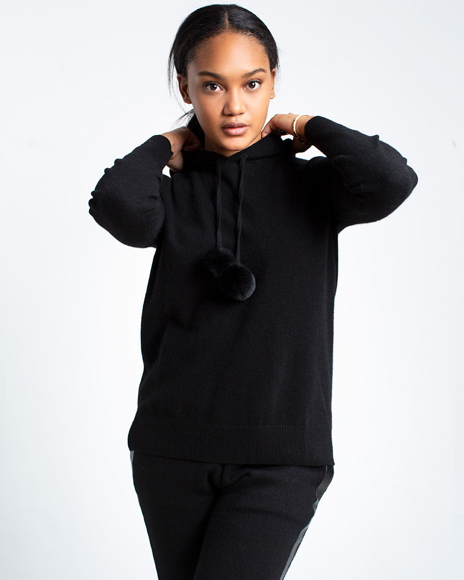 Ainsley Cashmere Pullover Hoodie