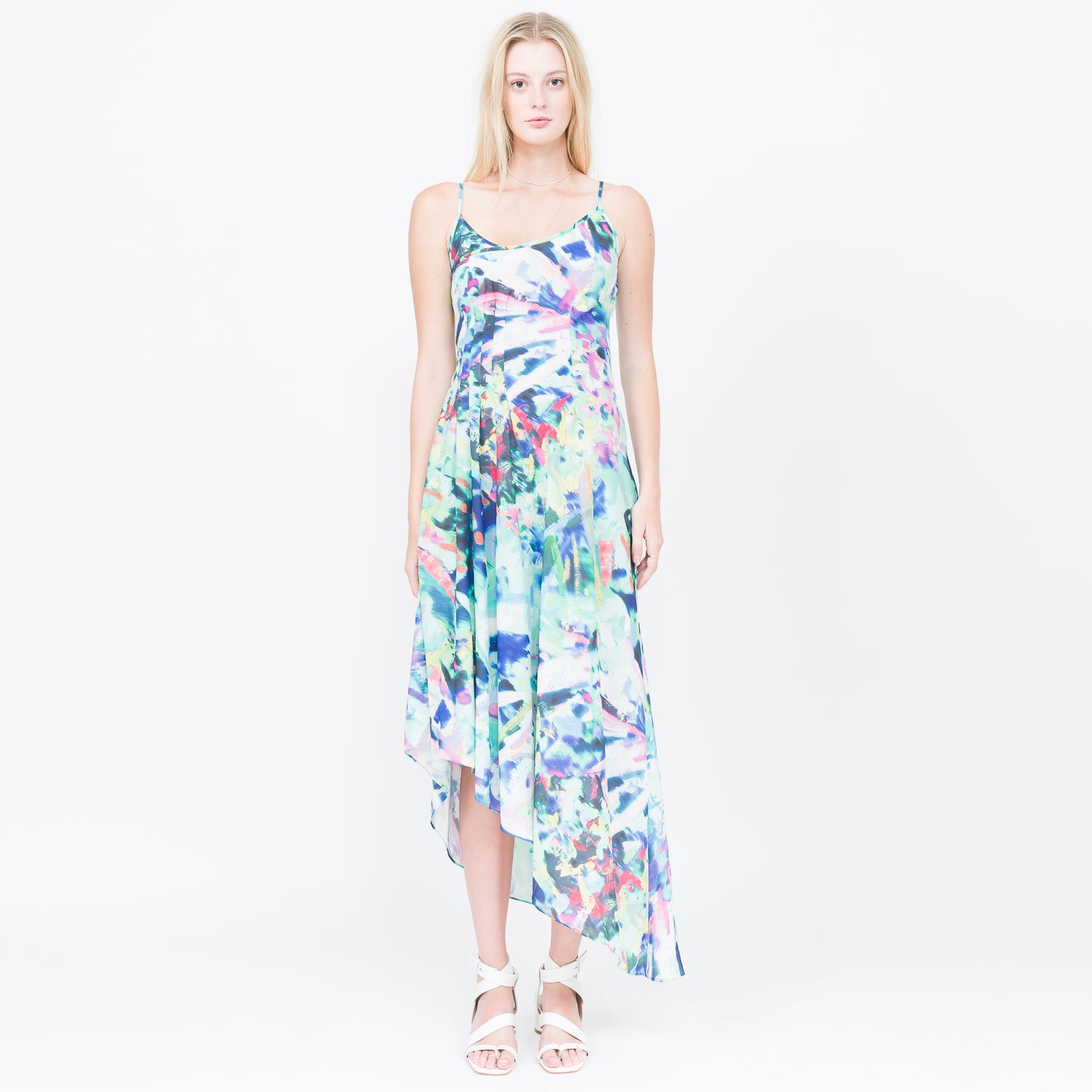 Sofia- Asymmetrical Hem Dress in Default Title by Quinn