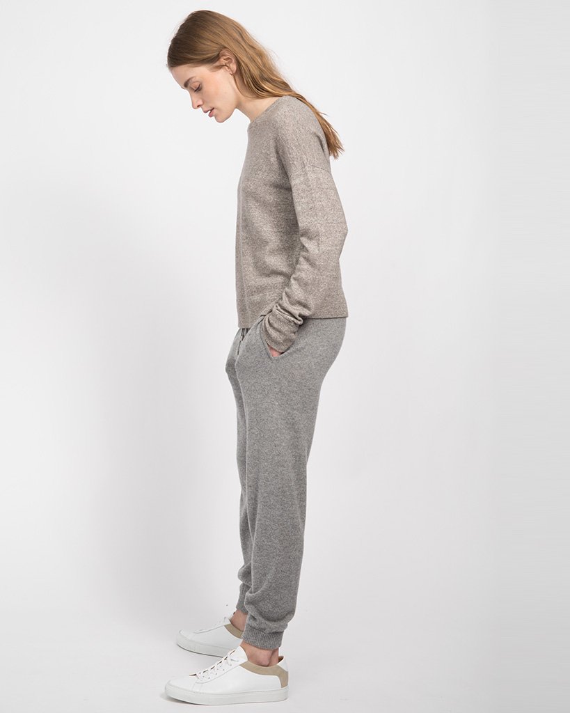 Cashmere Linen Sweatshirt — Sweater by Quinn