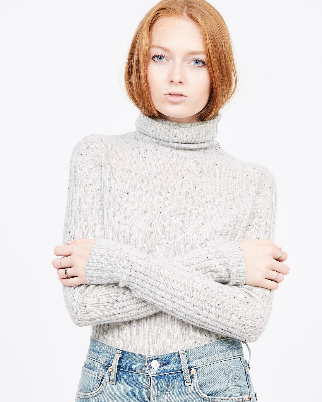 Turtleneck layering sweater