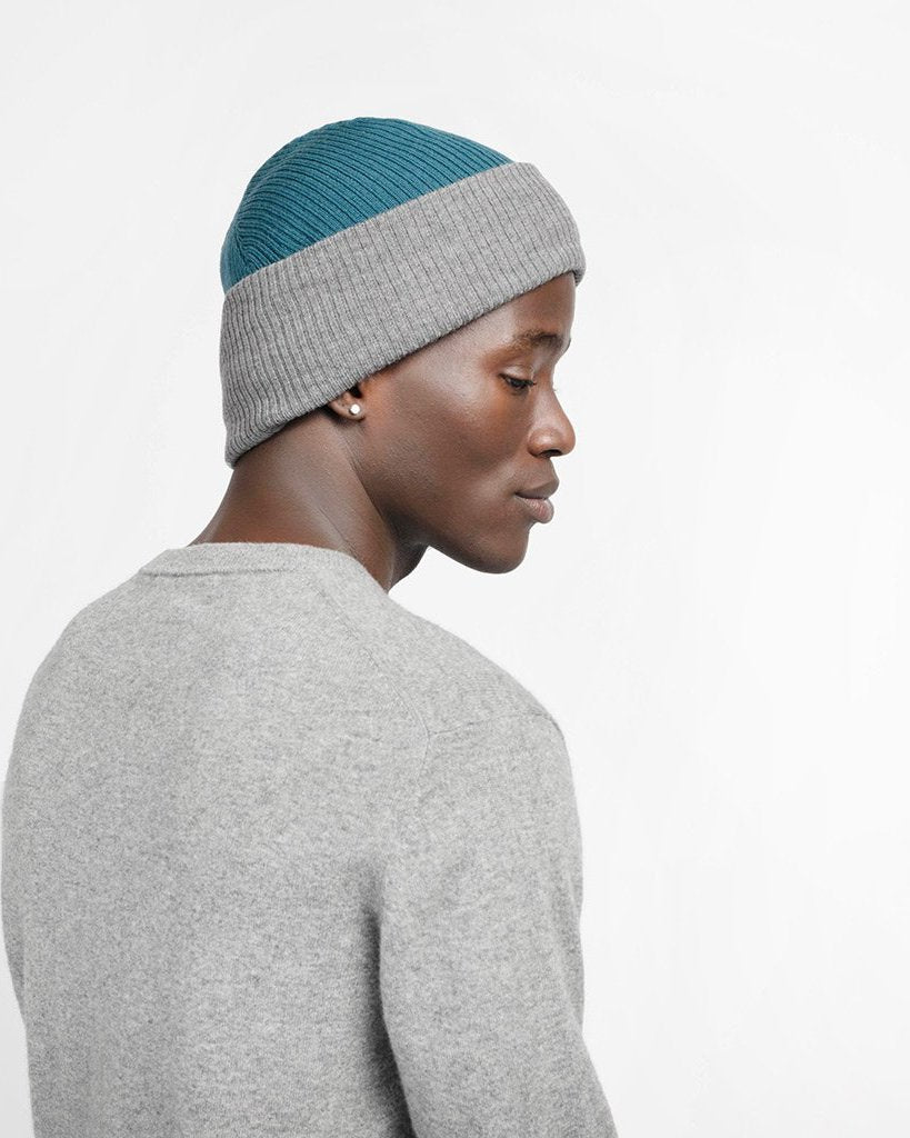 Men's Wool Rib Reversible Hat
