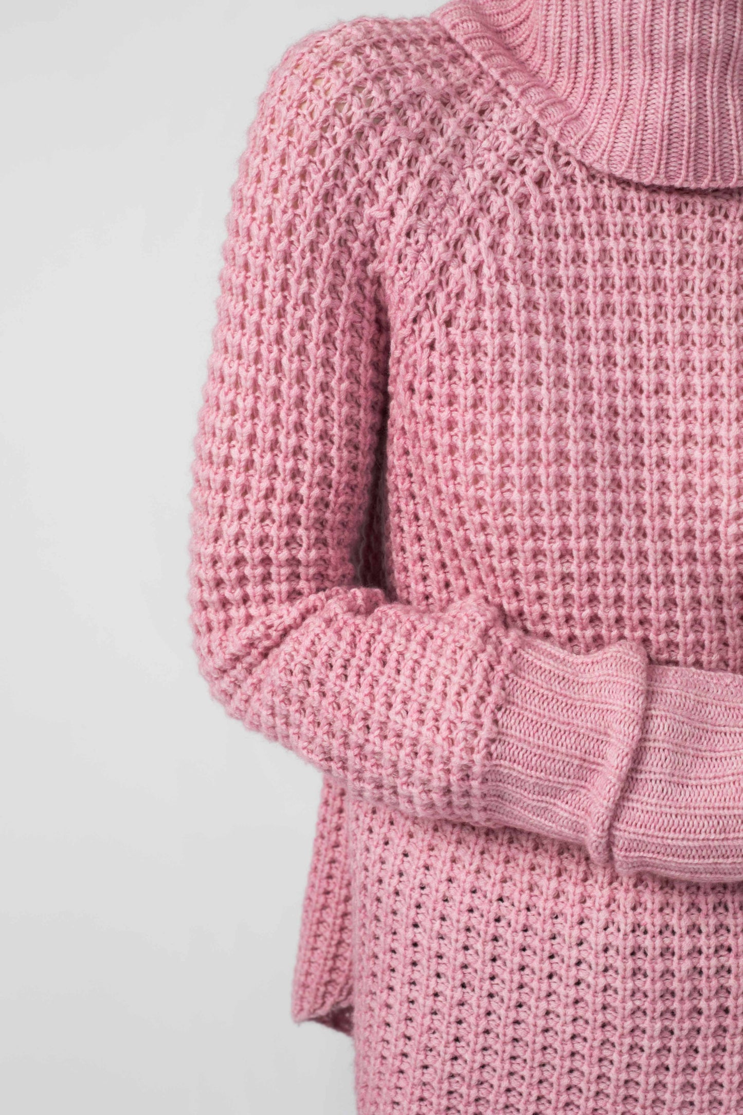 Cashmere Waffle Stitch Turtleneck — Quinn Apparel cashmere