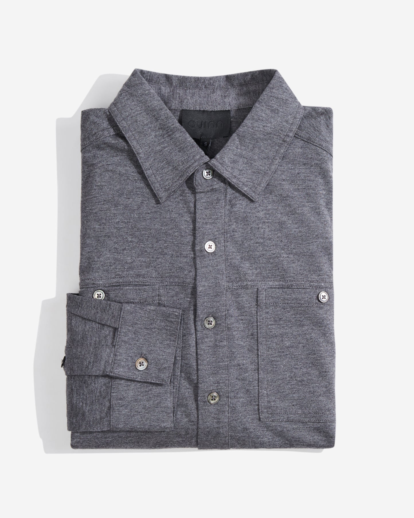 Franco Jersey Button Down