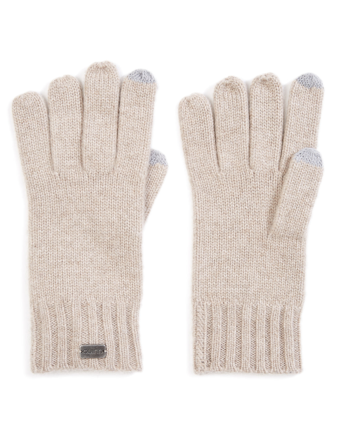 cashmere ribbed gloves