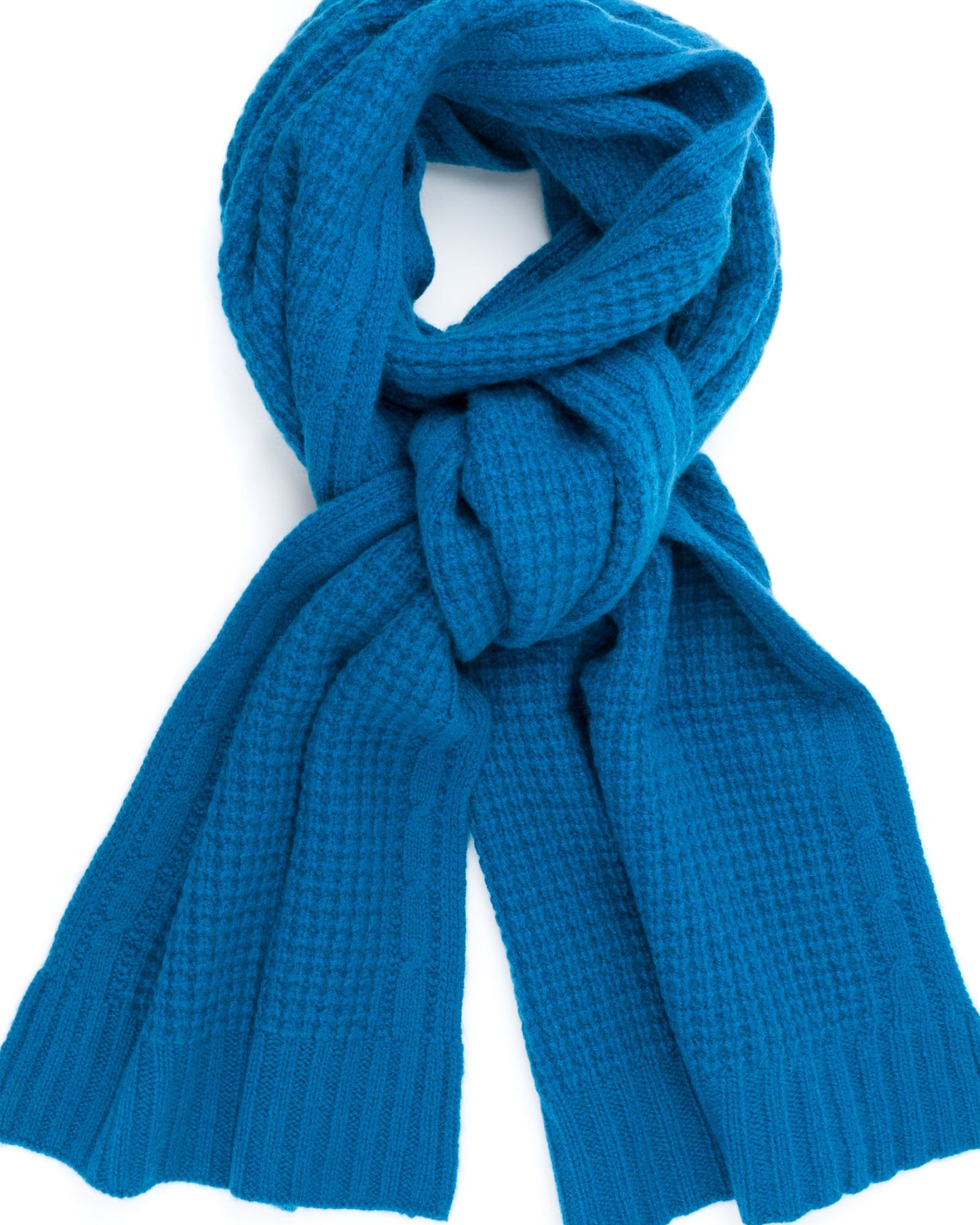 Cashmere Waffle Stitch Scarf — Quinn Apparel cashmere