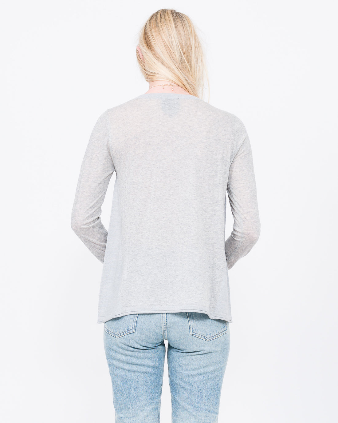 heather grey v neck for women 