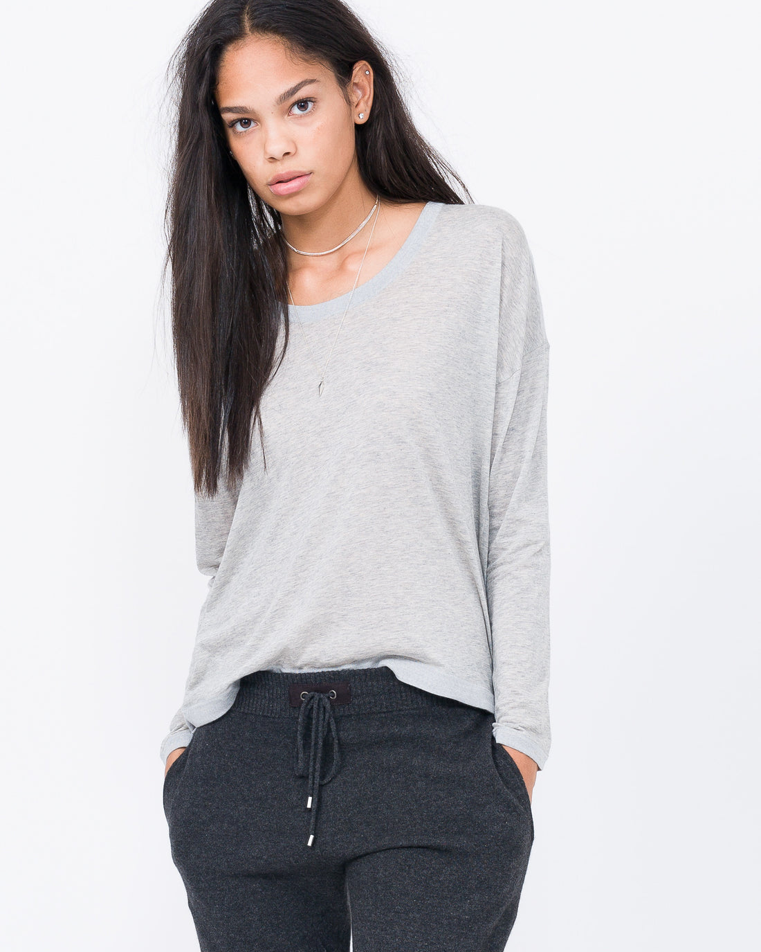 long sleeved cotton tee