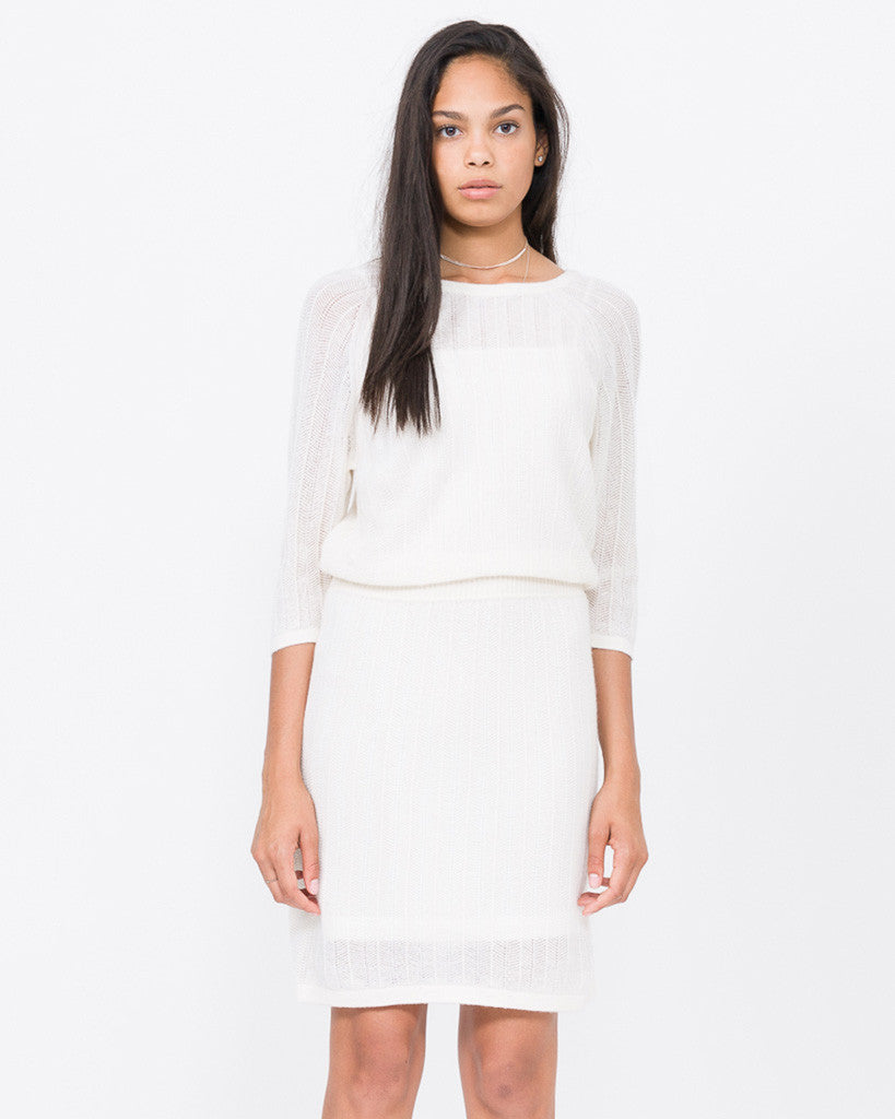 Winter white dress
