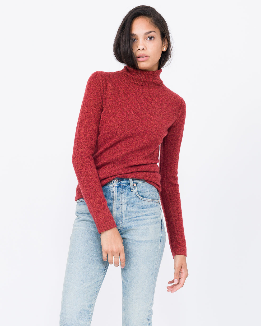 terra-cotta sweater long sleeve