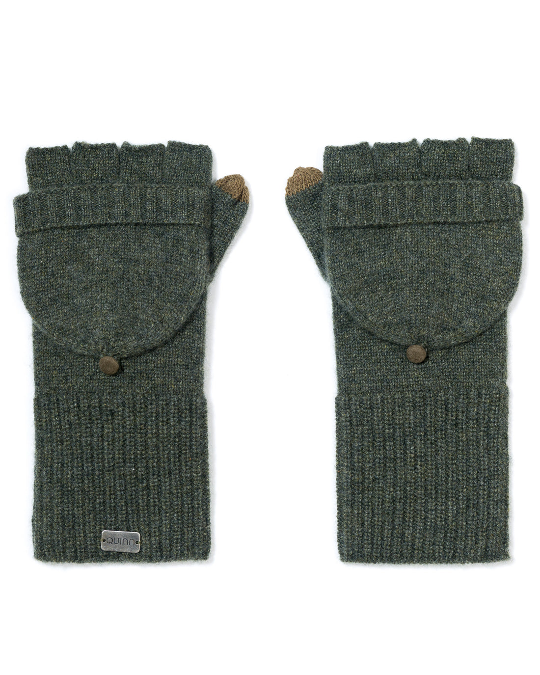 cozy cashmere ribbed gloves