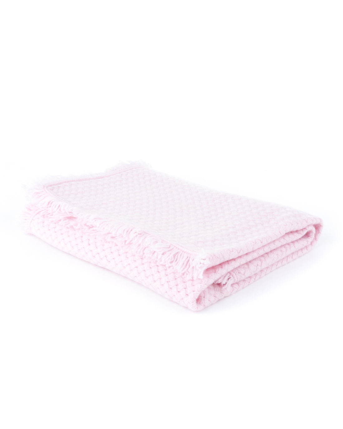 HOME - Basketweave Layette Baby Blanket