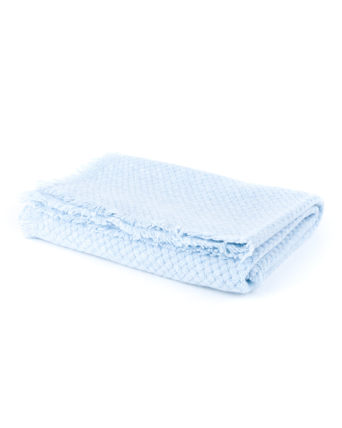 HOME - Basketweave Layette Baby Blanket