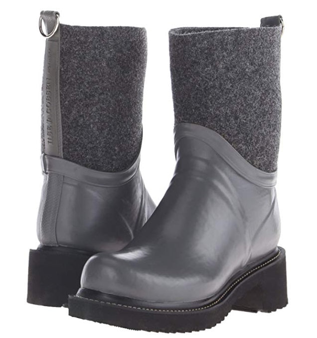 Ilse Jacobson RUB 53 Rubber Cold Weather Boot in Black — Top by Quinn