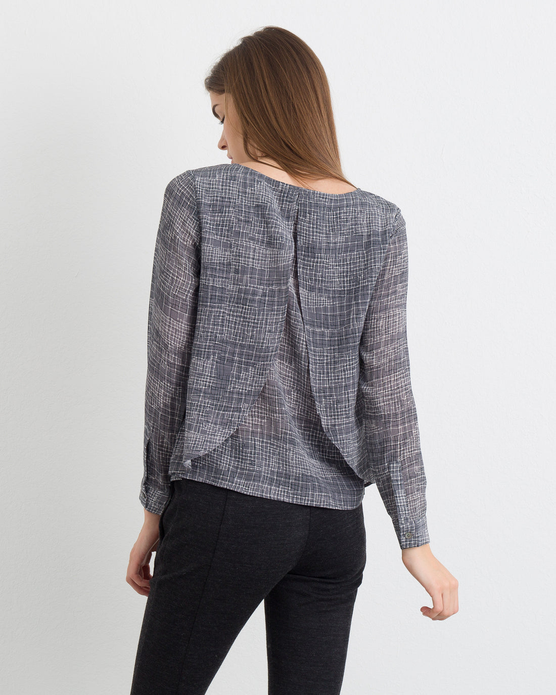 WOMEN - Ashe Blouse With Double Layer Back