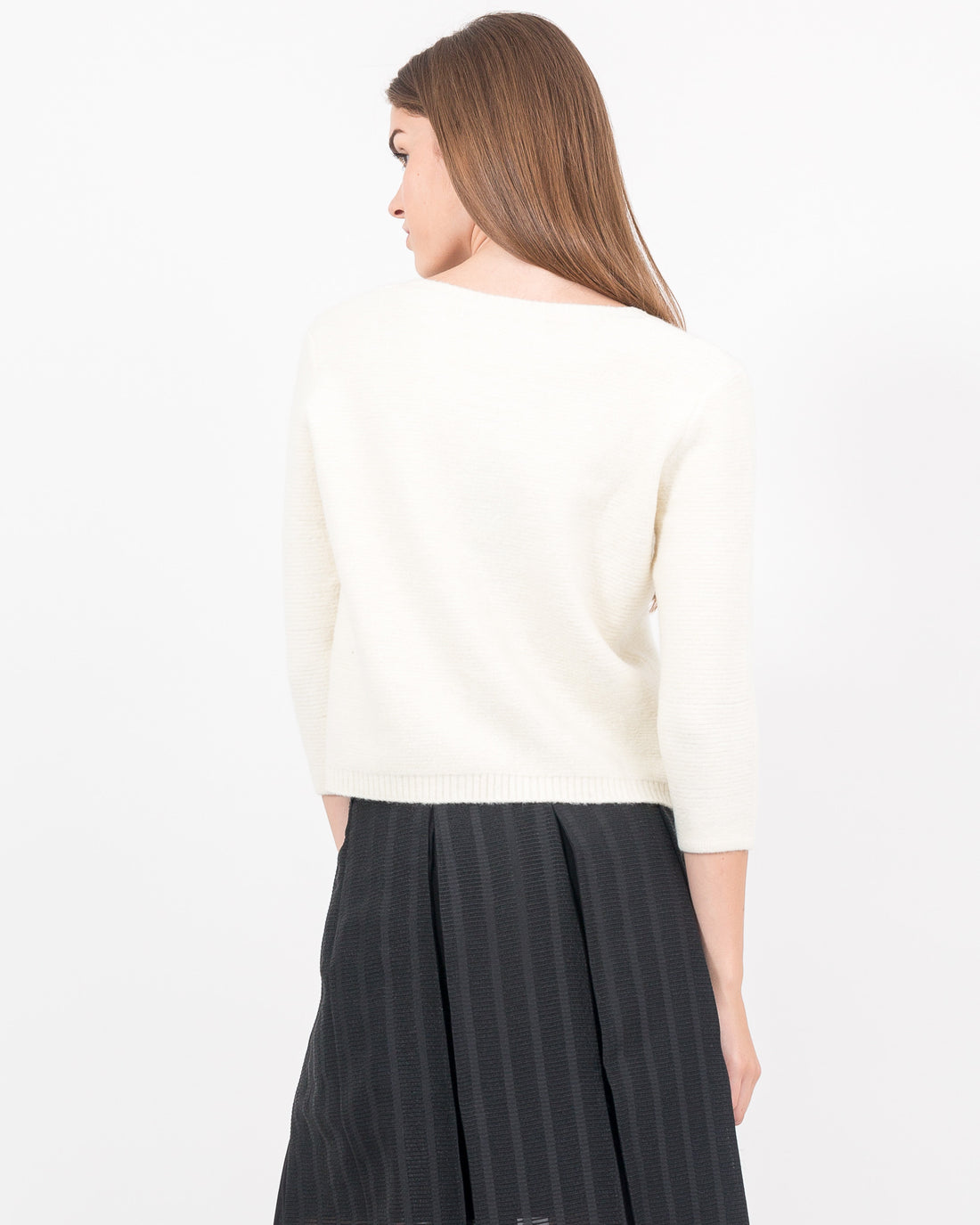 WOMEN - Elexis Cropped Felted Pullover